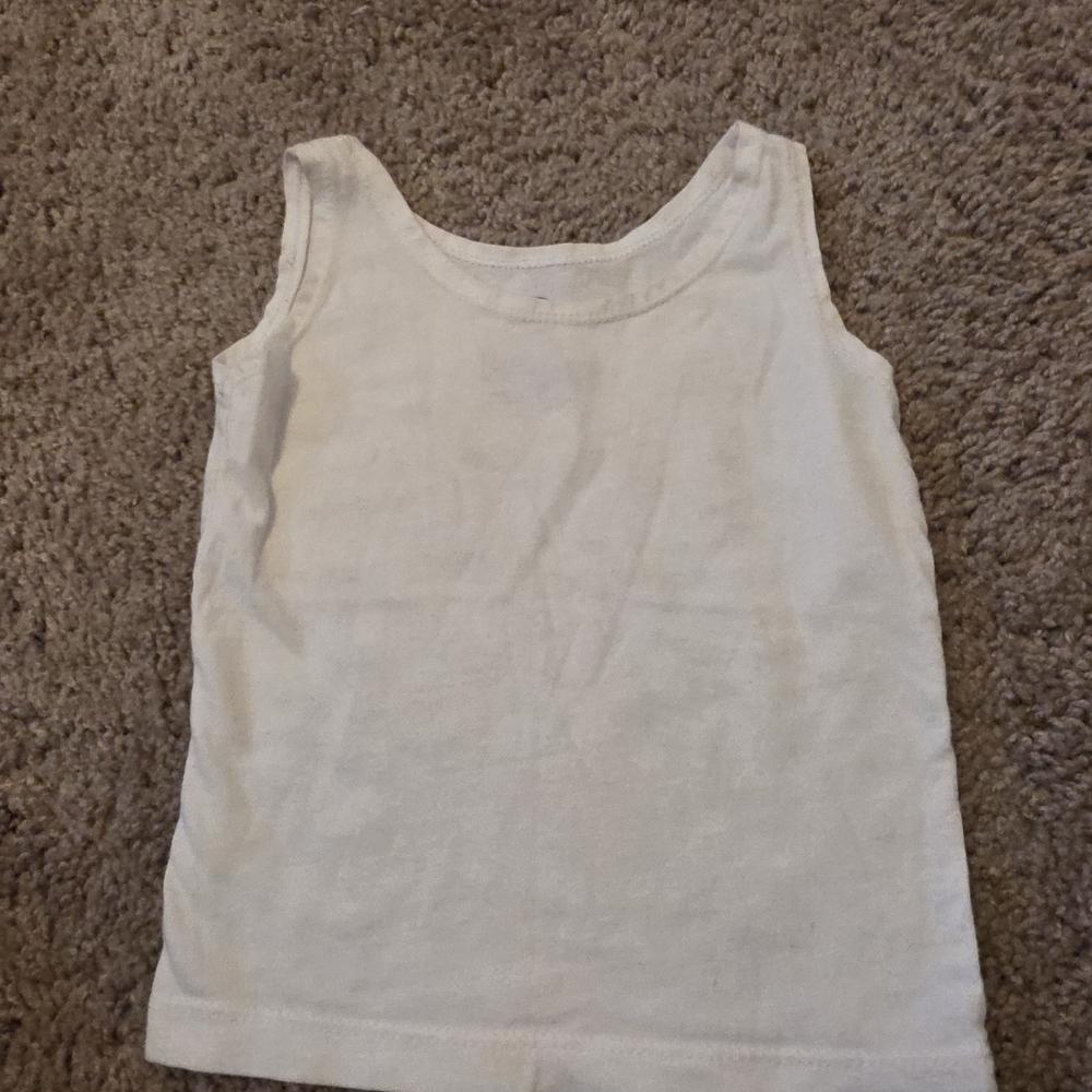 Wonder Nation White Kids Tank Top